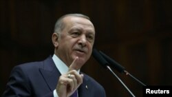 5 Şubat 2020 - Ankara, Türkiye, Cumhurbaşkanı Recep Tayyip Erdoğan