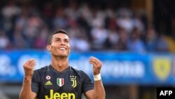 Ngôi sao bóng đá Bồ Đào Nha đang thi đấu cho Juventus của Italia (ảnh tư liệu ngày 18/8/2018).